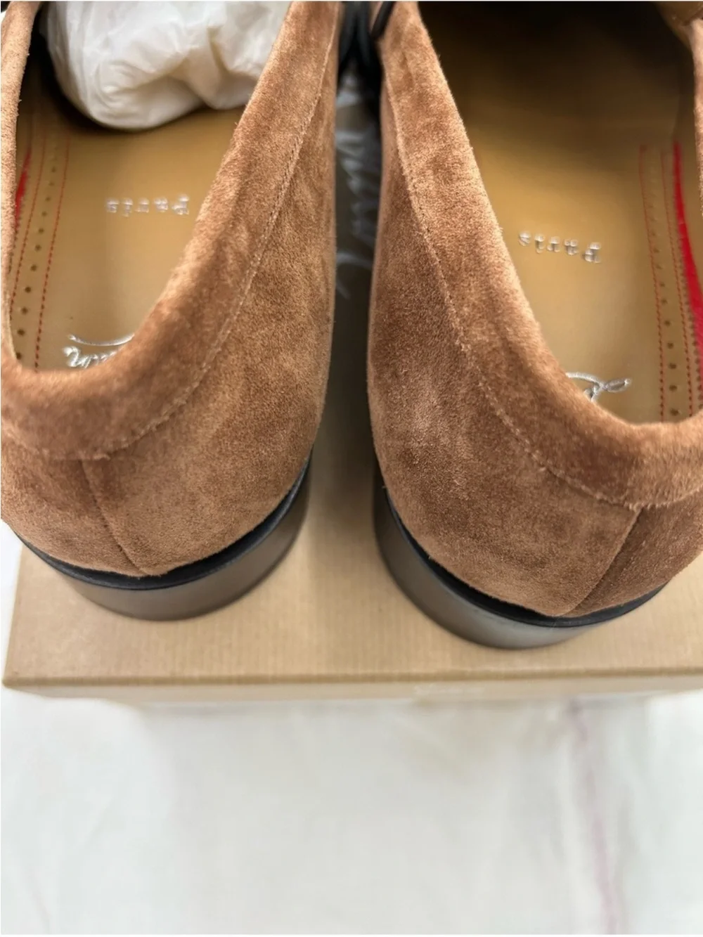 Men’s Christian Louboutin CHAMVELIMOC loafers size 42.5 made in Italy